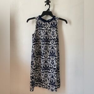 Loft by Ann Taylor Black and White Sleeveless Dress XXSP NWT